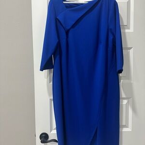 Elegant Blue Women's Dress